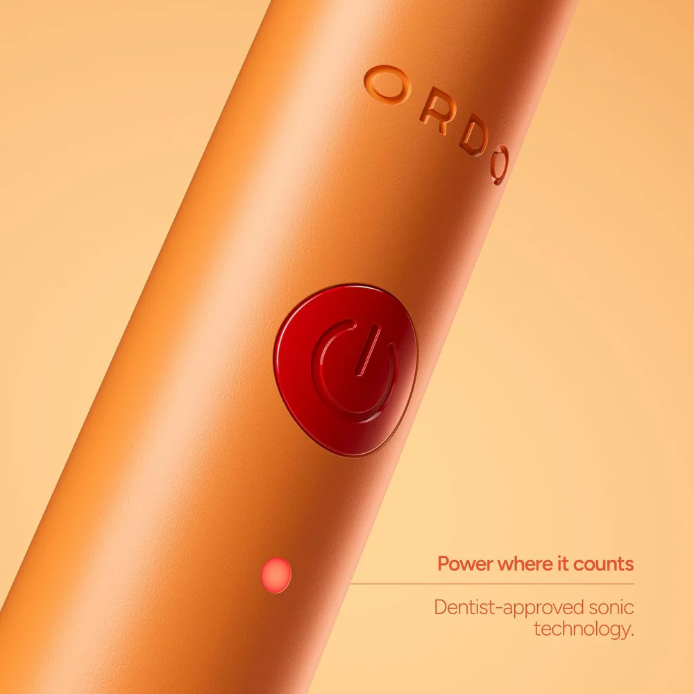 Ordo Sonic Edge Rechargeable Toothbrush Peach Sunrise - Image 4