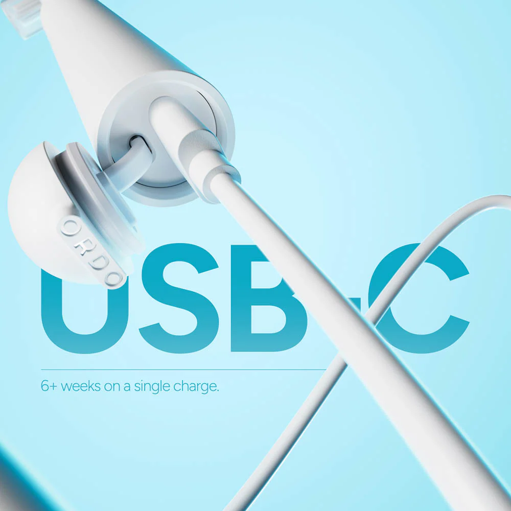 Ordo Sonic Edge Rechargeable Toothbrush Snow - Image 6