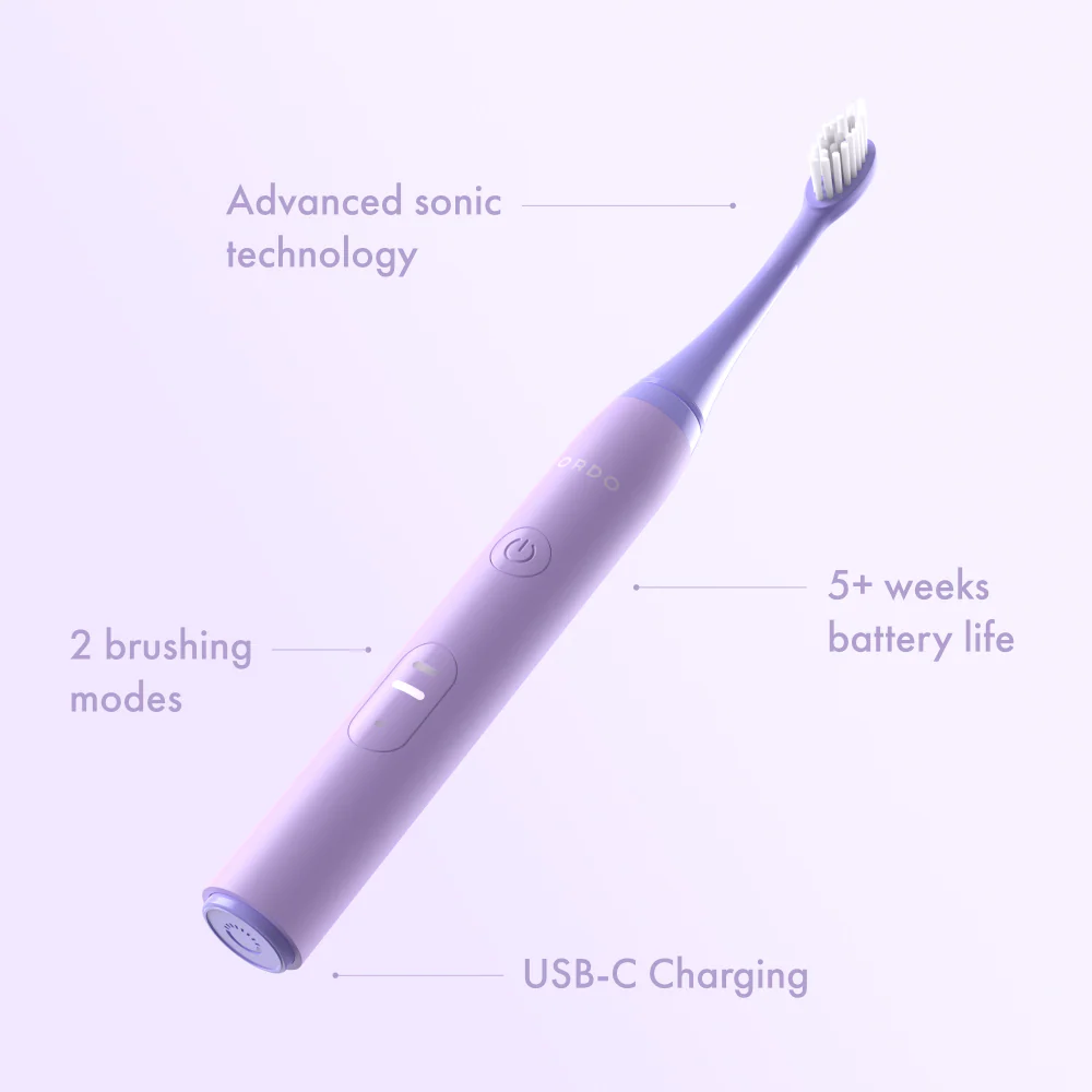 Ordo Sonic Lite Electric Toothbrush Lavender - Image 3