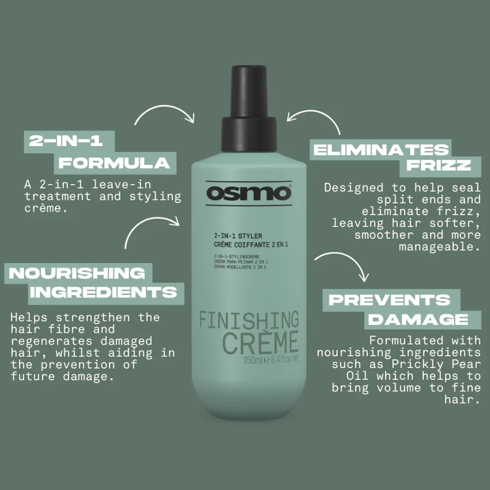 Osmo 2-In-1 Styler Finishing Creme 250ml - Image 5