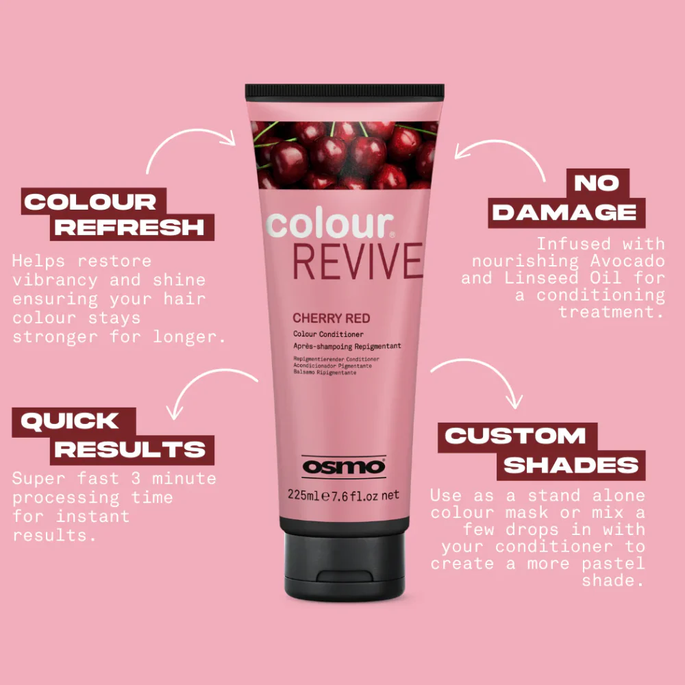 Osmo Colour Revive Cherry Red 225ml - Image 5