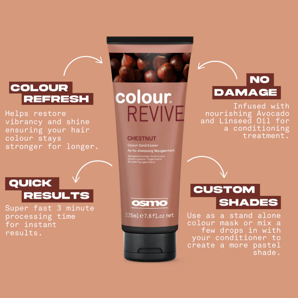 Osmo Colour Revive Chestnut 225ml - Image 5
