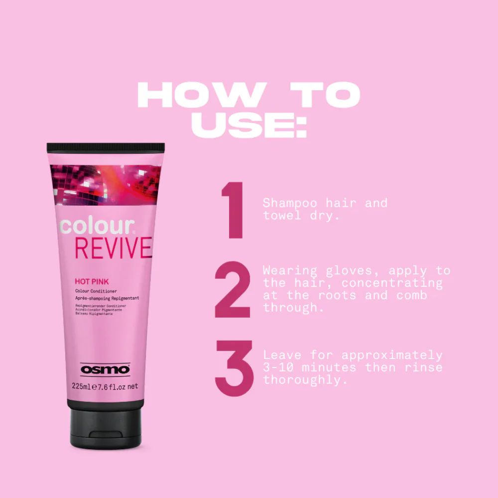 Osmo Colour Revive Hot Pink 225ml - Image 4