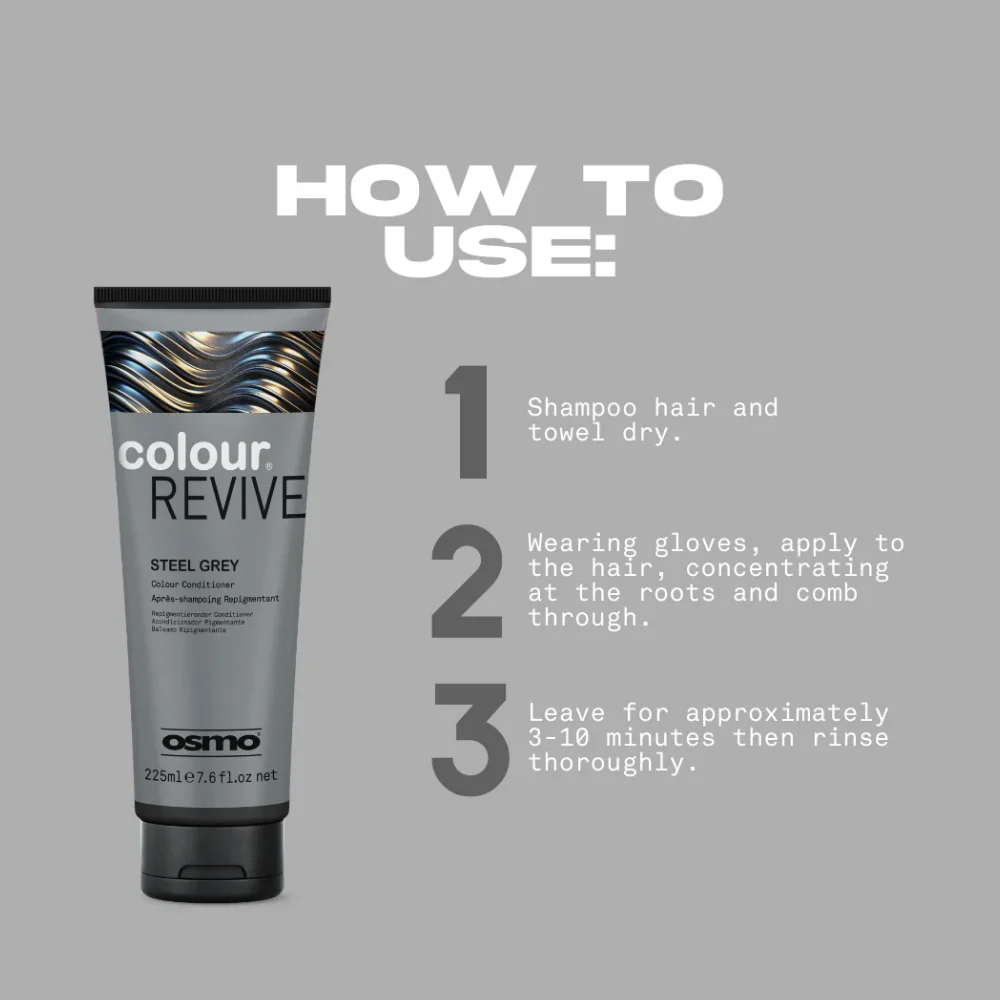 Osmo Colour Revive Steel Grey 225ml - Image 4