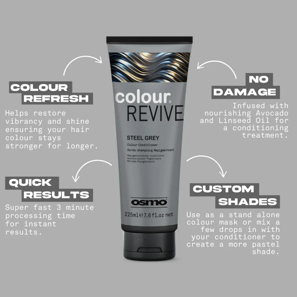 Osmo Colour Revive Steel Grey 225ml - Image 5