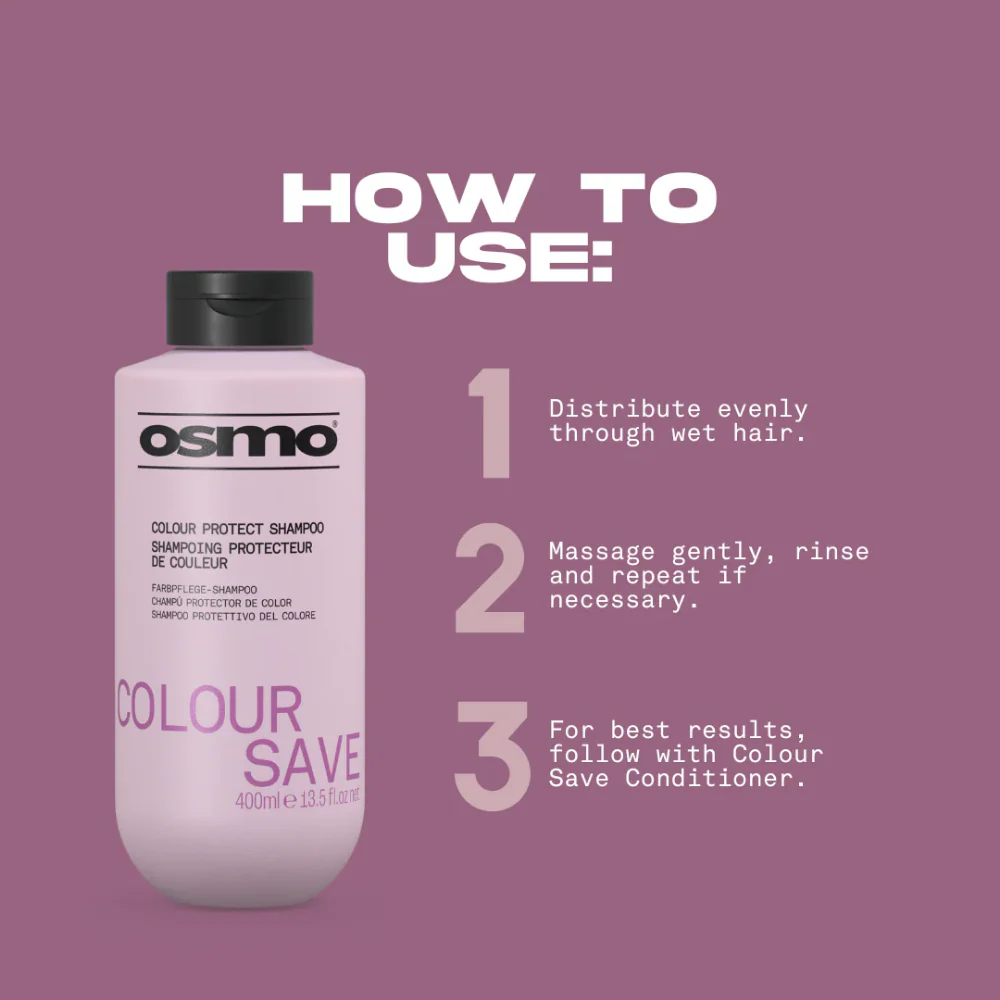 Osmo Colour Save Shampoo 400ml - Image 3