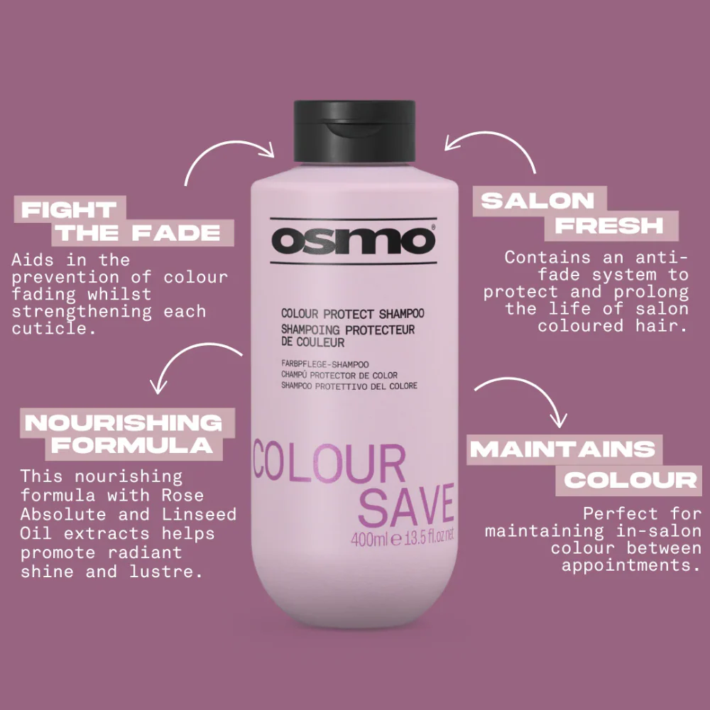 Osmo Colour Save Shampoo 400ml - Image 4