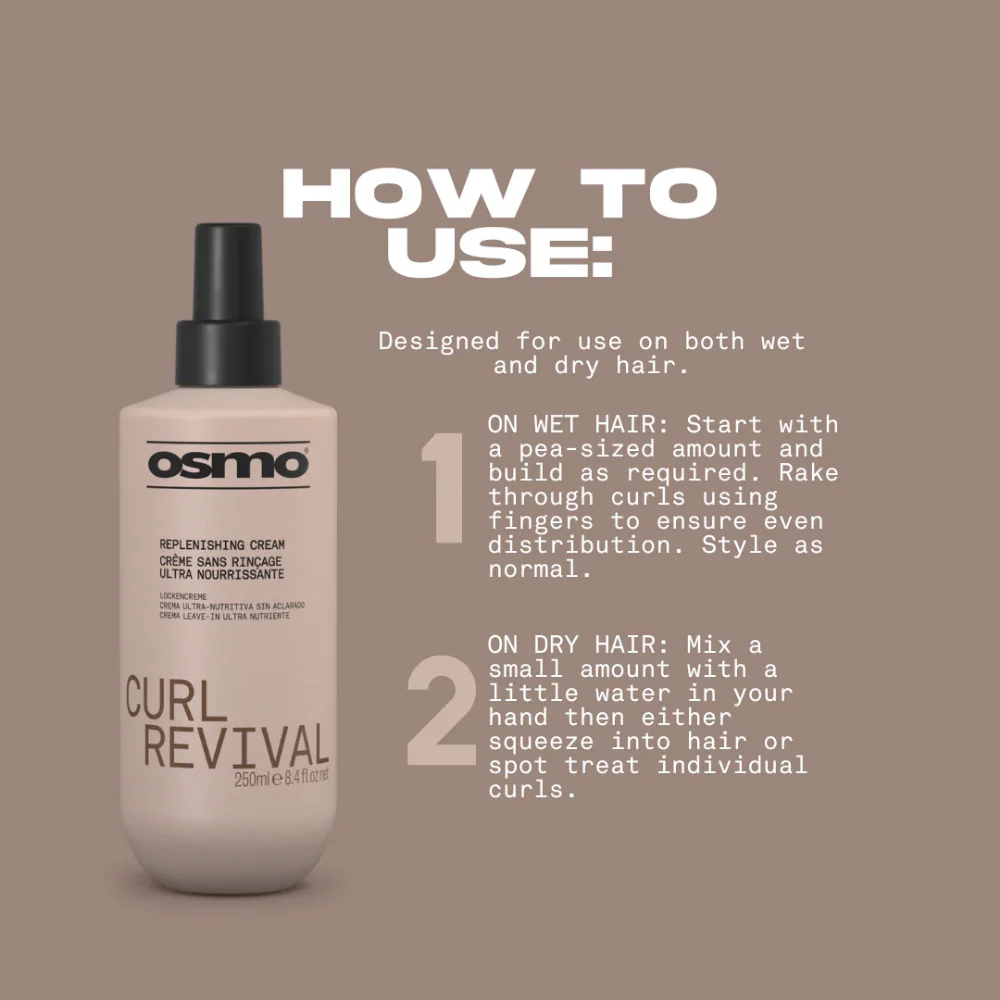 Osmo Curl Revival Replenishing Cream 250ml - Image 3