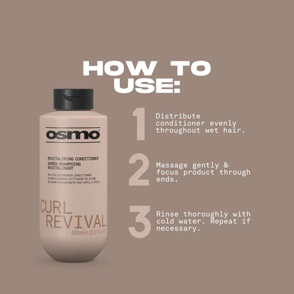 Osmo Curl Revival Revitalising Conditioner 400ml - Image 2