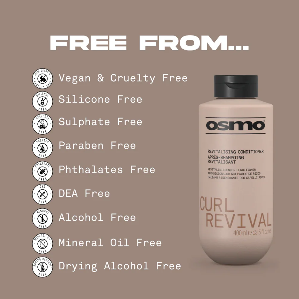 Osmo Curl Revival Revitalising Conditioner 400ml - Image 8