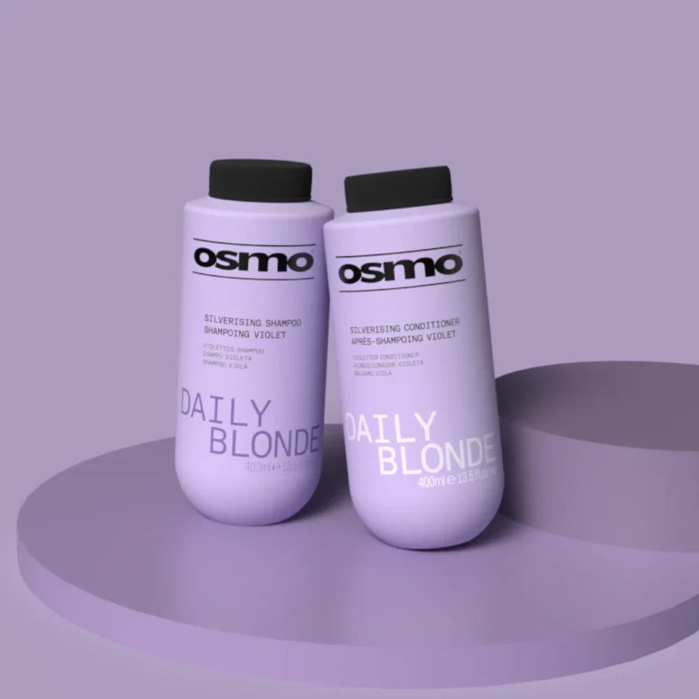 Osmo Daily Blonde Silverising Shampoo 400ml - Image 2