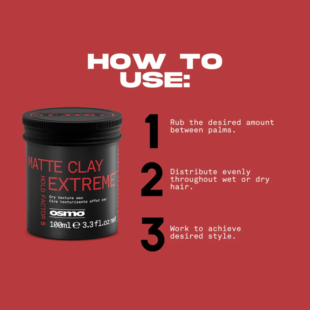 Osmo Matte Clay Extreme 100ml - Image 2
