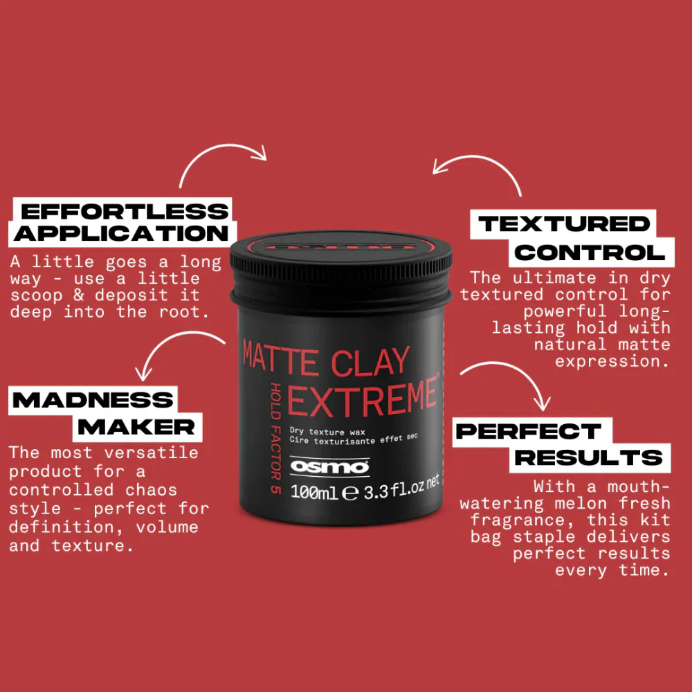 Osmo Matte Clay Extreme Duo 2 x 100ml - Image 3