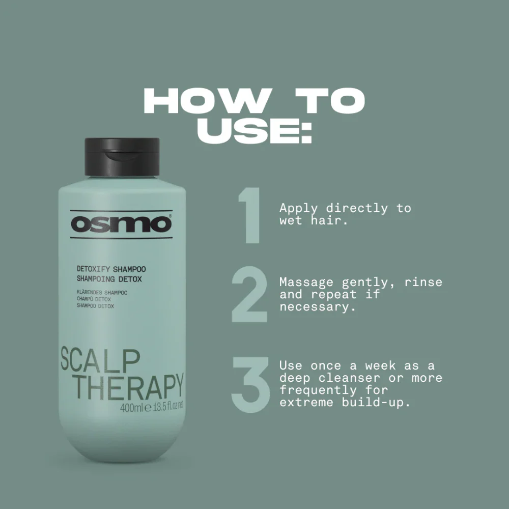 Osmo Scalp Therapy Detoxify Shampoo 1000ml - Image 3
