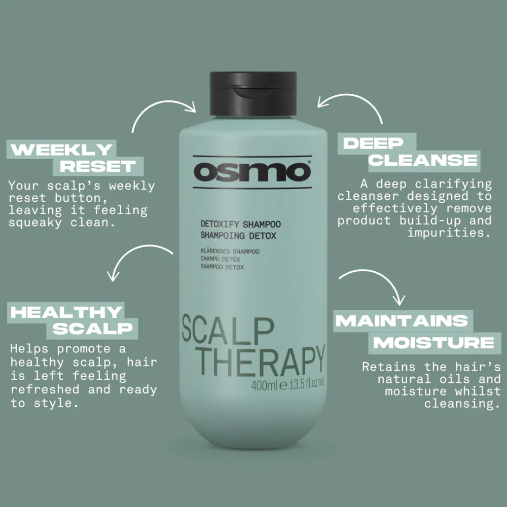 Osmo Scalp Therapy Detoxify Shampoo 400ml - Image 4
