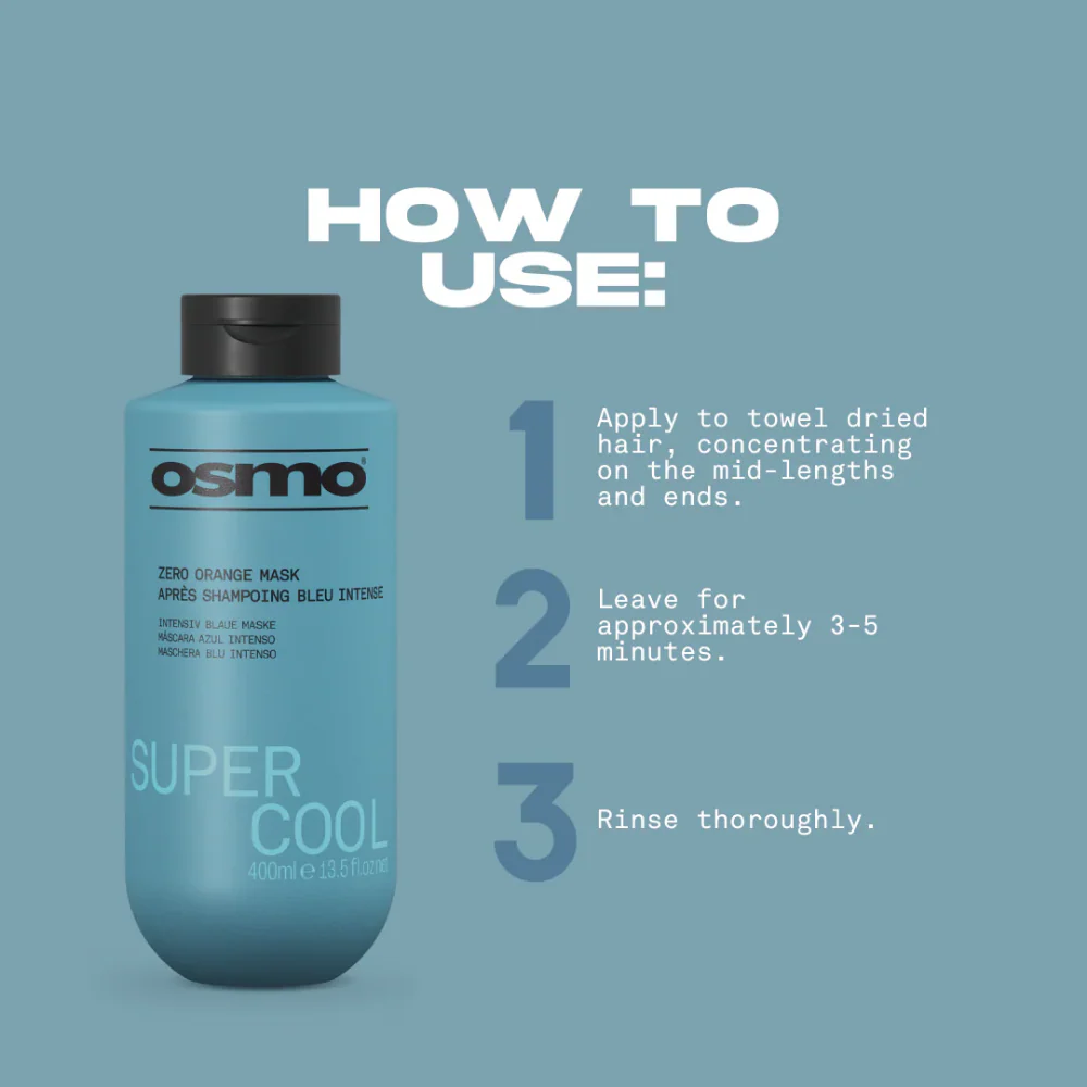 Osmo Super Cool Zero Orange Mask 400ml - Image 3