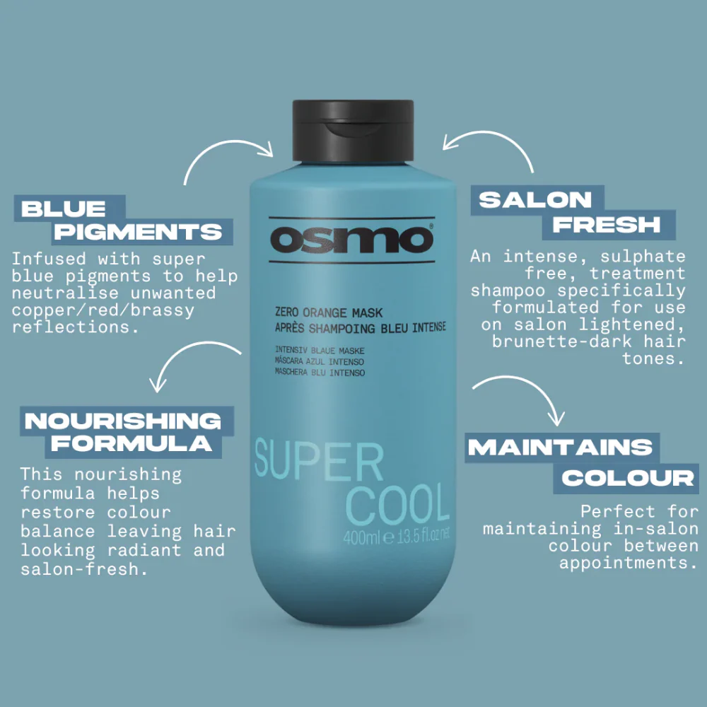 Osmo Super Cool Zero Orange Mask 400ml - Image 4