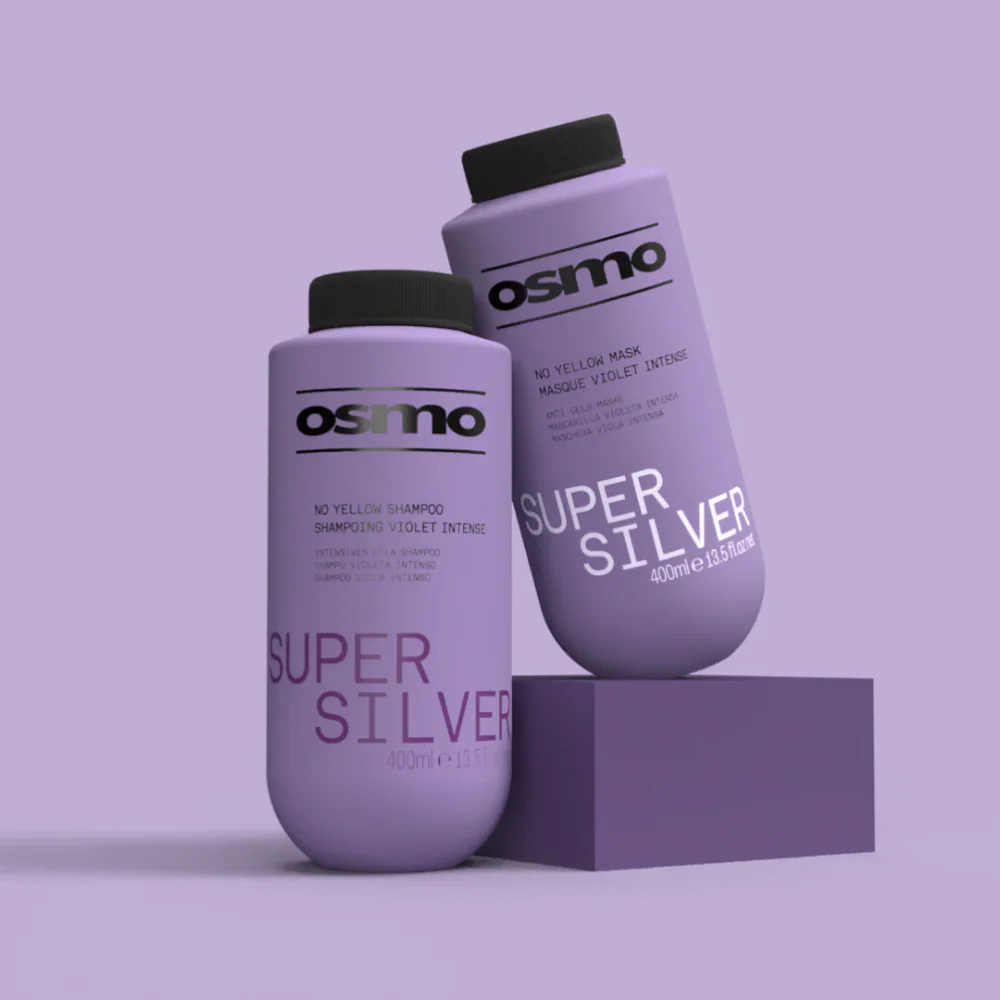 Osmo Super Silver No Yellow Shampoo 400ml - Image 2