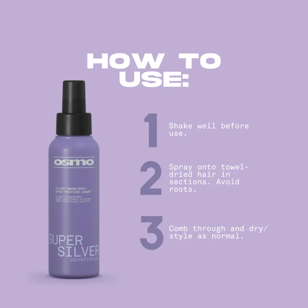 Osmo Super Silver Styling Violet Miracle Treatment 100ml - Image 3