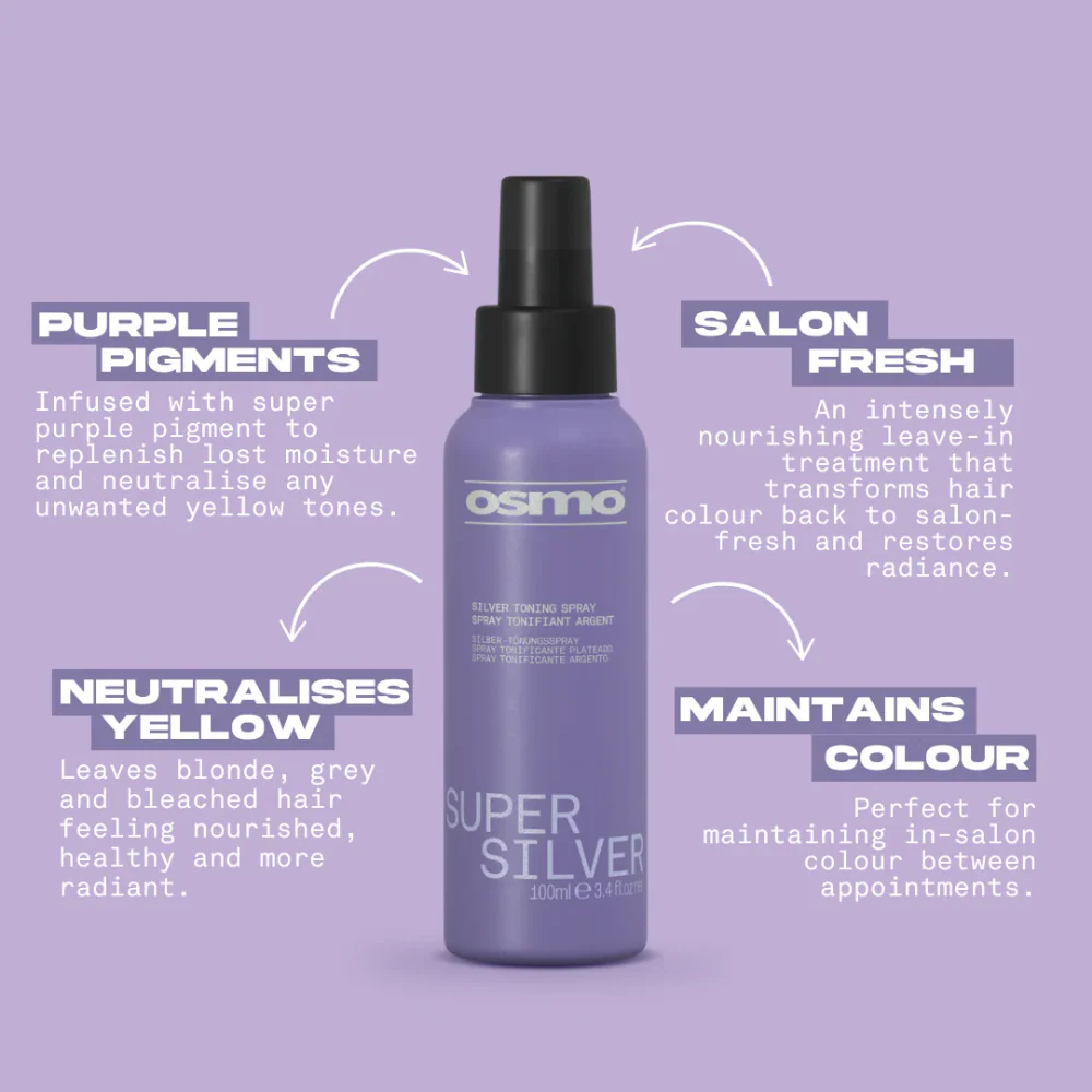 Osmo Super Silver Styling Violet Miracle Treatment 100ml - Image 4