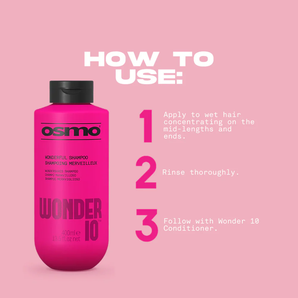 Osmo Wonder 10 Shampoo 400ml - Image 3