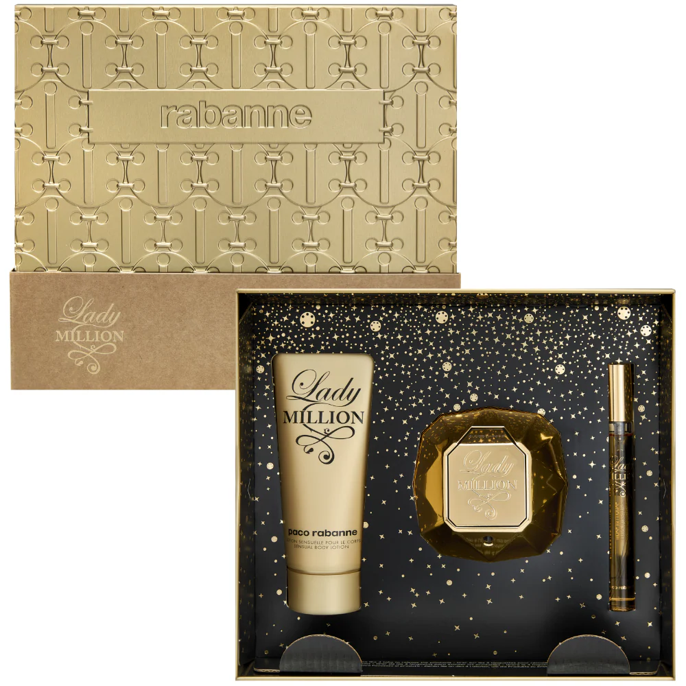 Paco Rabanne Lady Million Eau De Parfum Gift Set 80ml - Image 5
