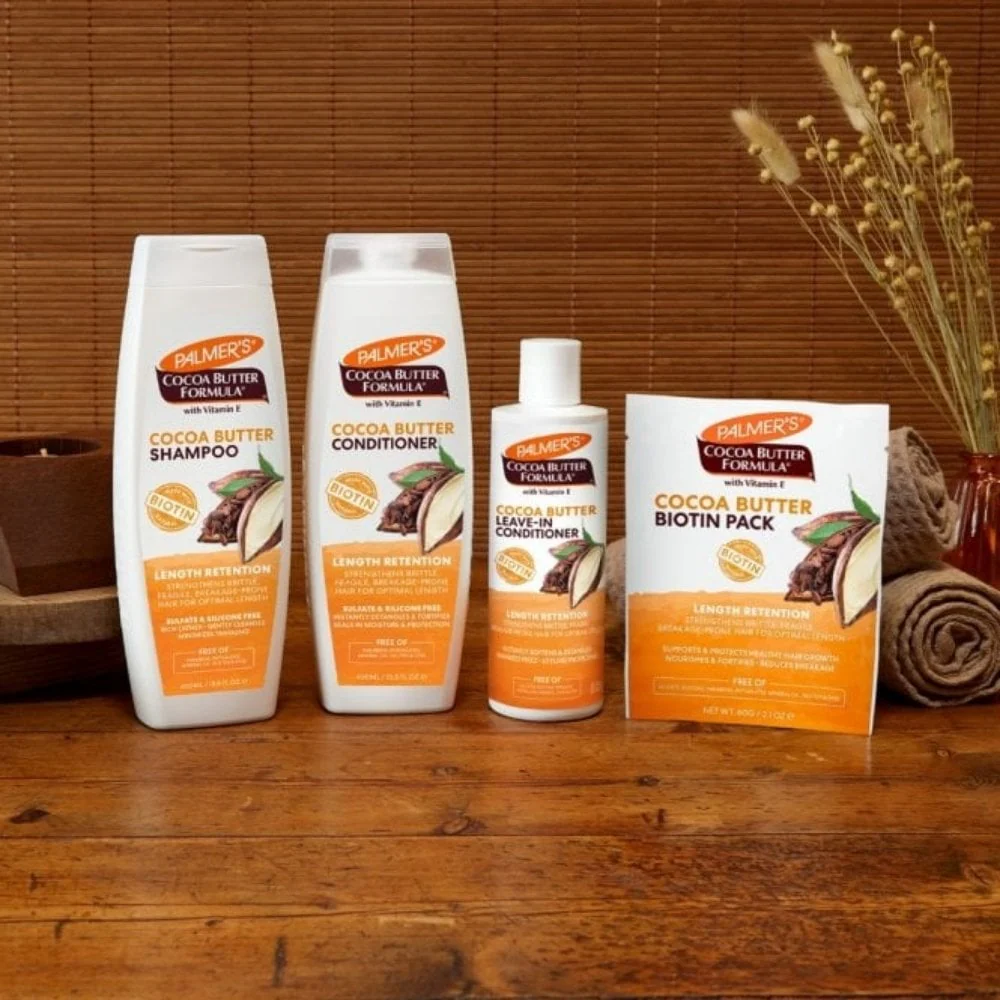 Palmer's Cocoa Butter Formula Length Retention Shampoo & Conditioner Twin 2 x 400ml - Image 2