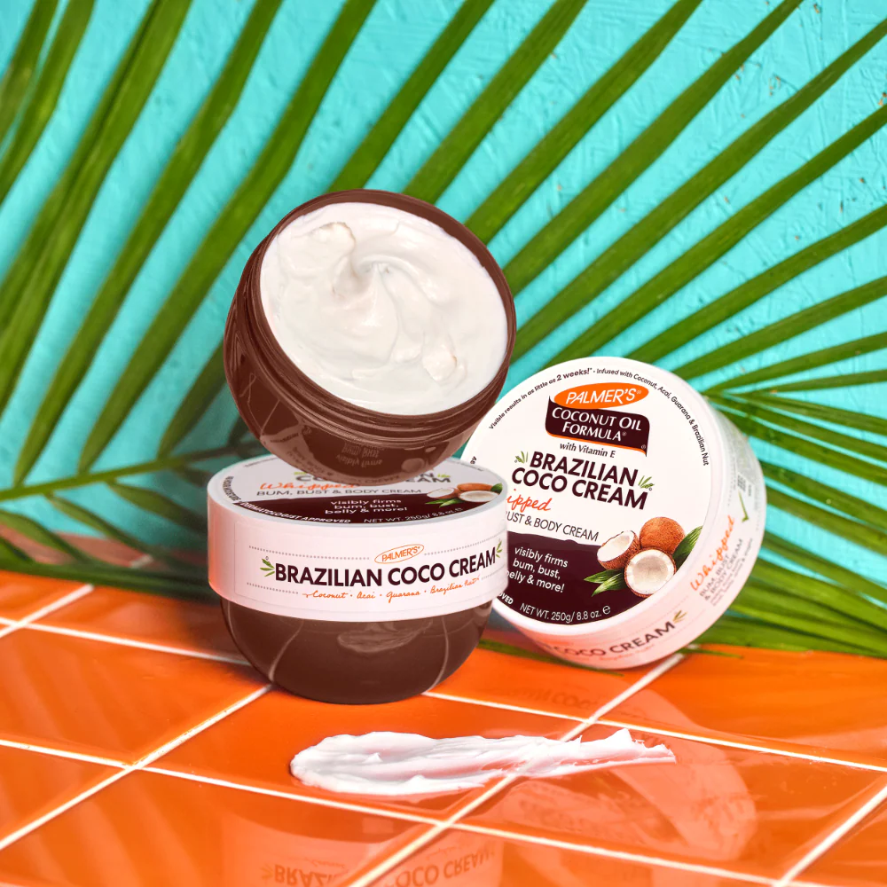 Palmer's Coconut Oil Formula Brazilian Coco Whipped Bum, Bust & Body Cream 250g - Image 2