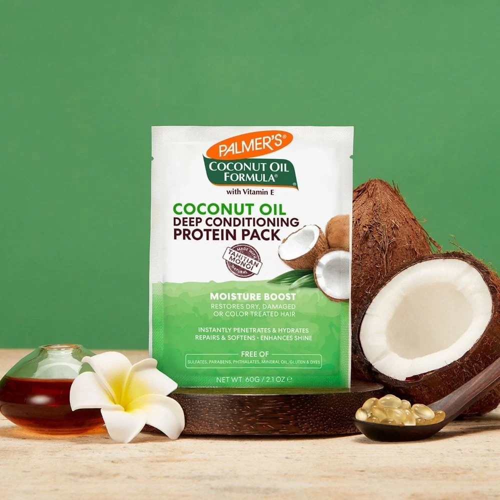 Palmer's Coconut Oil Formula Moisture Boost Protein Sachet 60g - Image 3