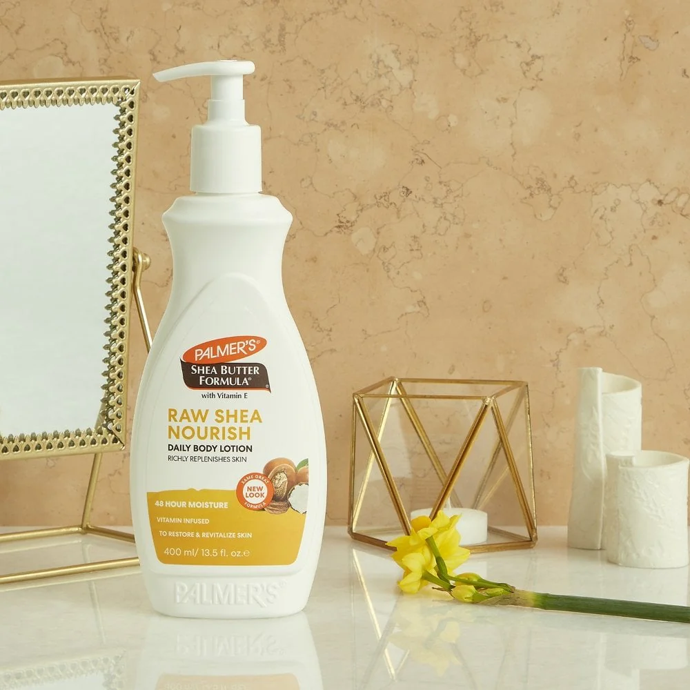 Palmer's Raw Shea Nourish Vitamin Infused Daily Body Lotion 400ml - Image 3