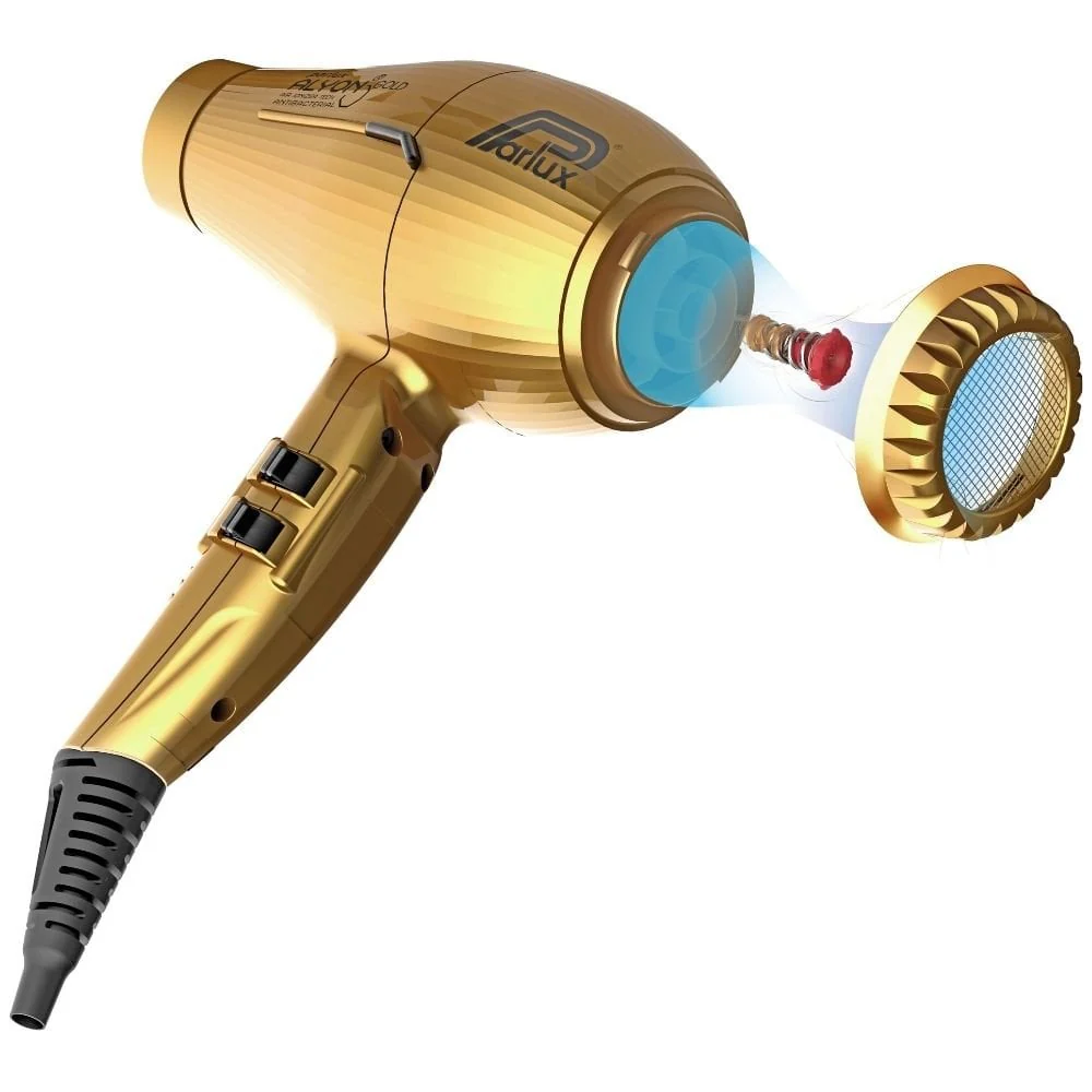 Parlux Alyon Air Ionizer Hair Dryer Gold - Image 3