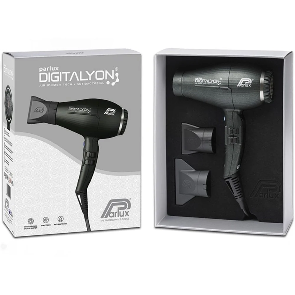 Parlux Digitalyon Air Ionizer Hair Dryer Anthracite - Image 3
