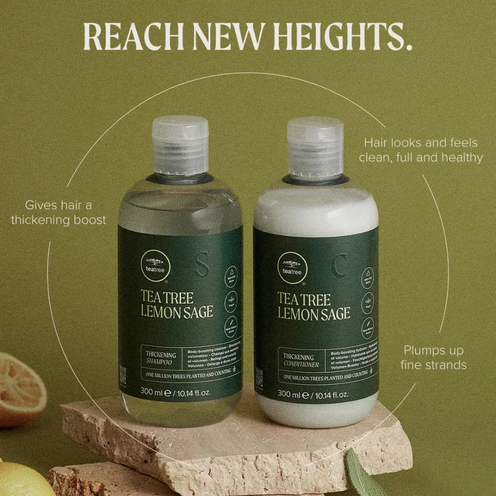 Paul Mitchell Tea Tree Lemon Sage Thickening Body Builder Shampoo & Conditioner Twin 2 x 300ml - Image 6