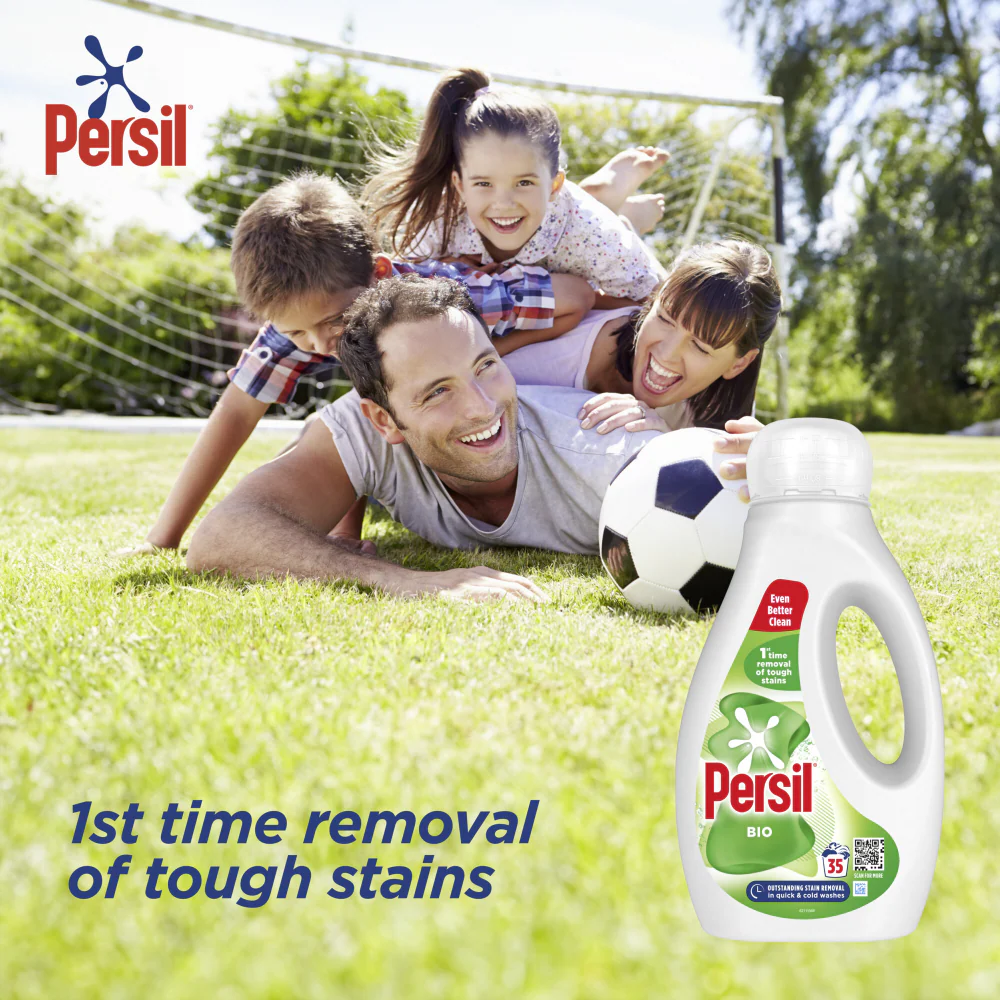 Persil Bio Liquid Laundry Washing Detergent 35 Washes 945ml - Image 5