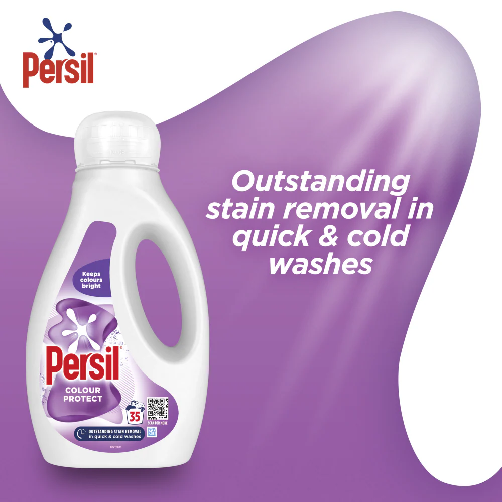 Persil Colour Protect Liquid Laundry Washing Detergent 35 Washes 945ml - Image 4