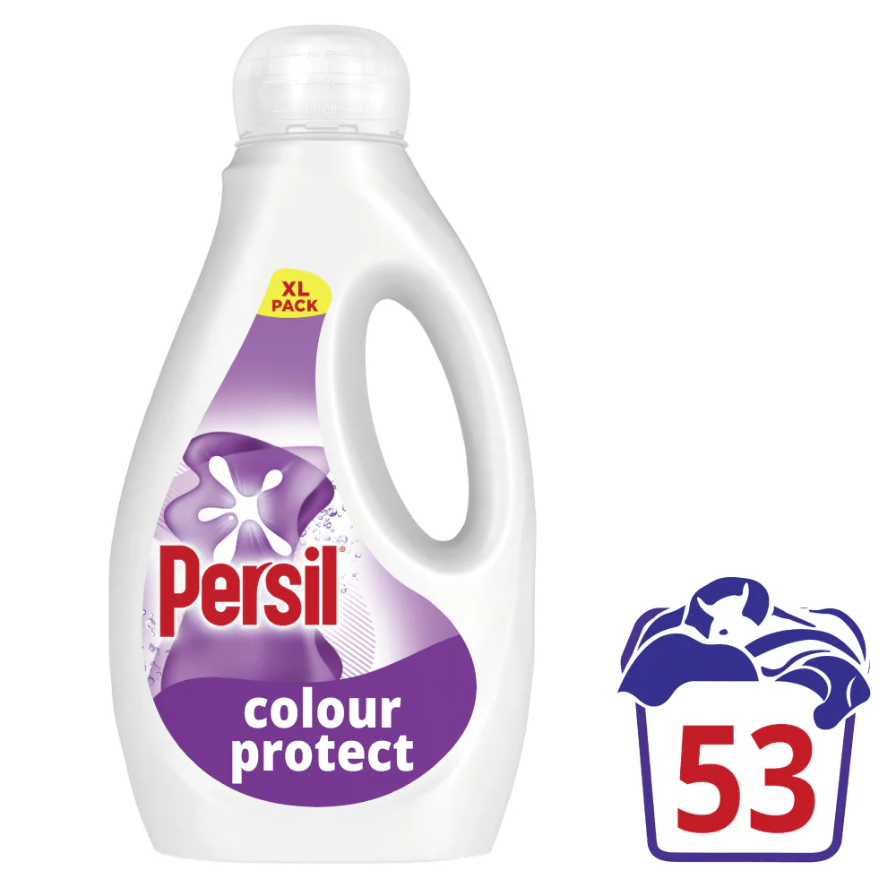 Persil Colour Protect Liquid Laundry Washing Detergent 53 Washes 1431ml - Image 2