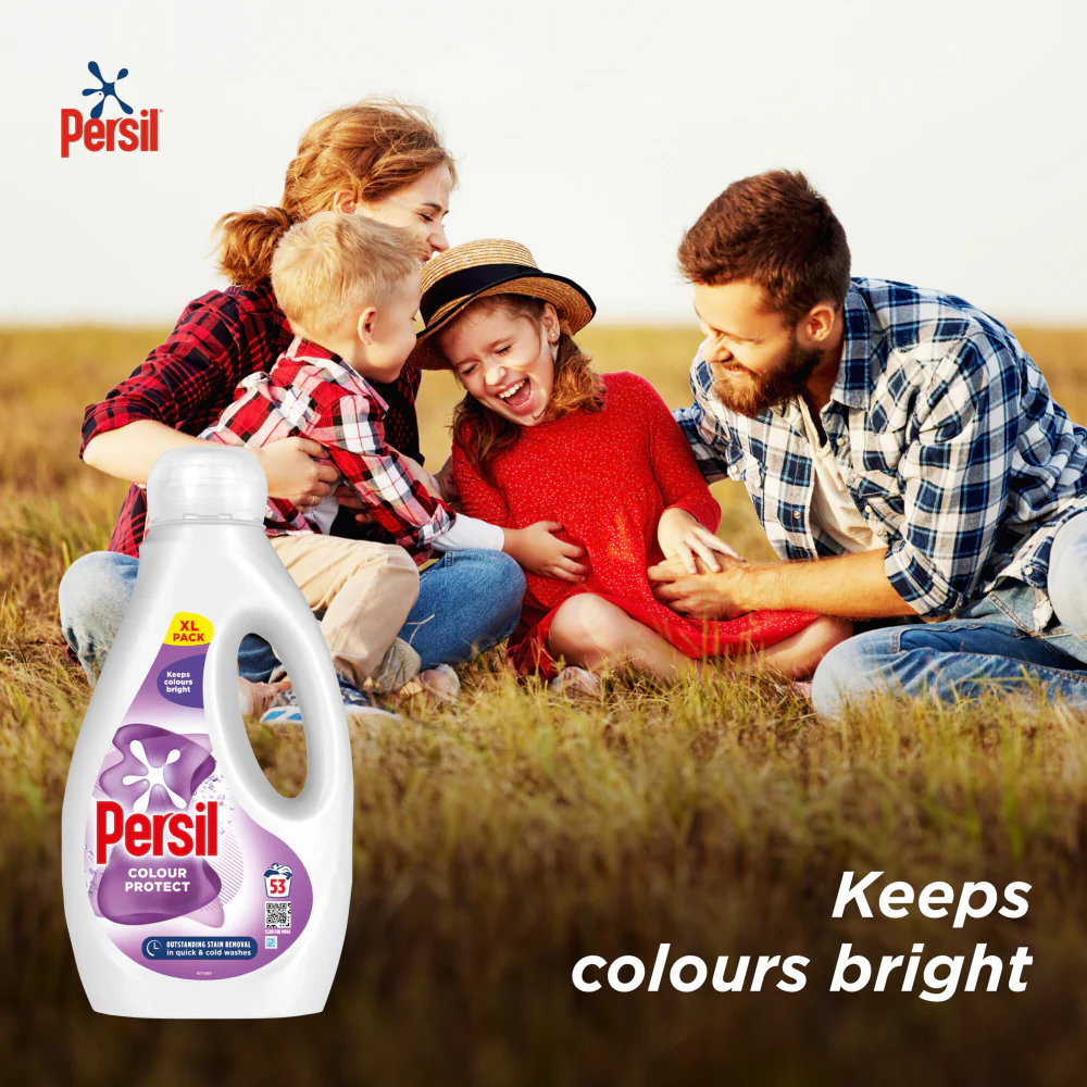 Persil Colour Protect Liquid Laundry Washing Detergent 53 Washes 1431ml - Image 5