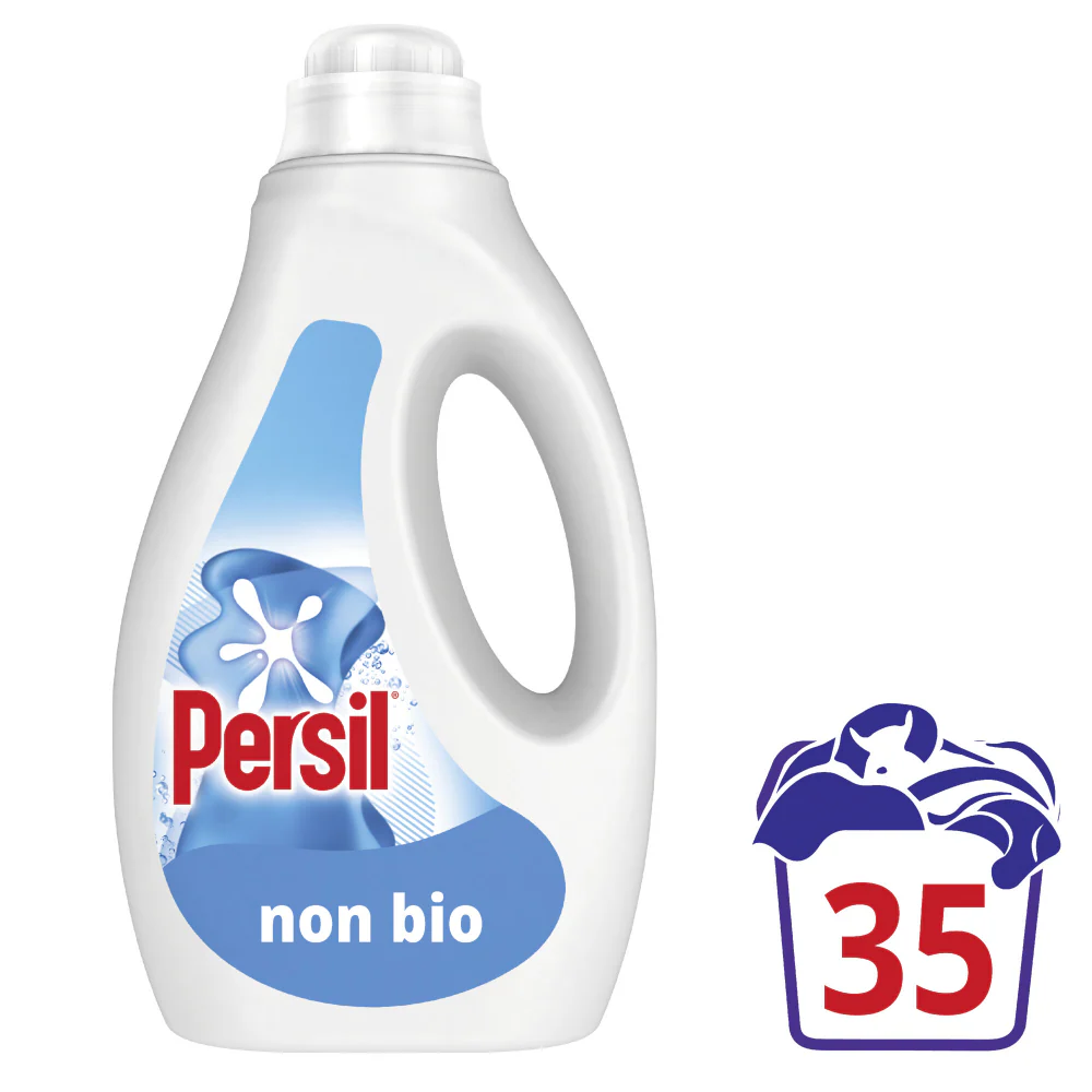 Persil Non-Bio Liquid Laundry Washing Detergent 35 Washes 945ml - Image 2