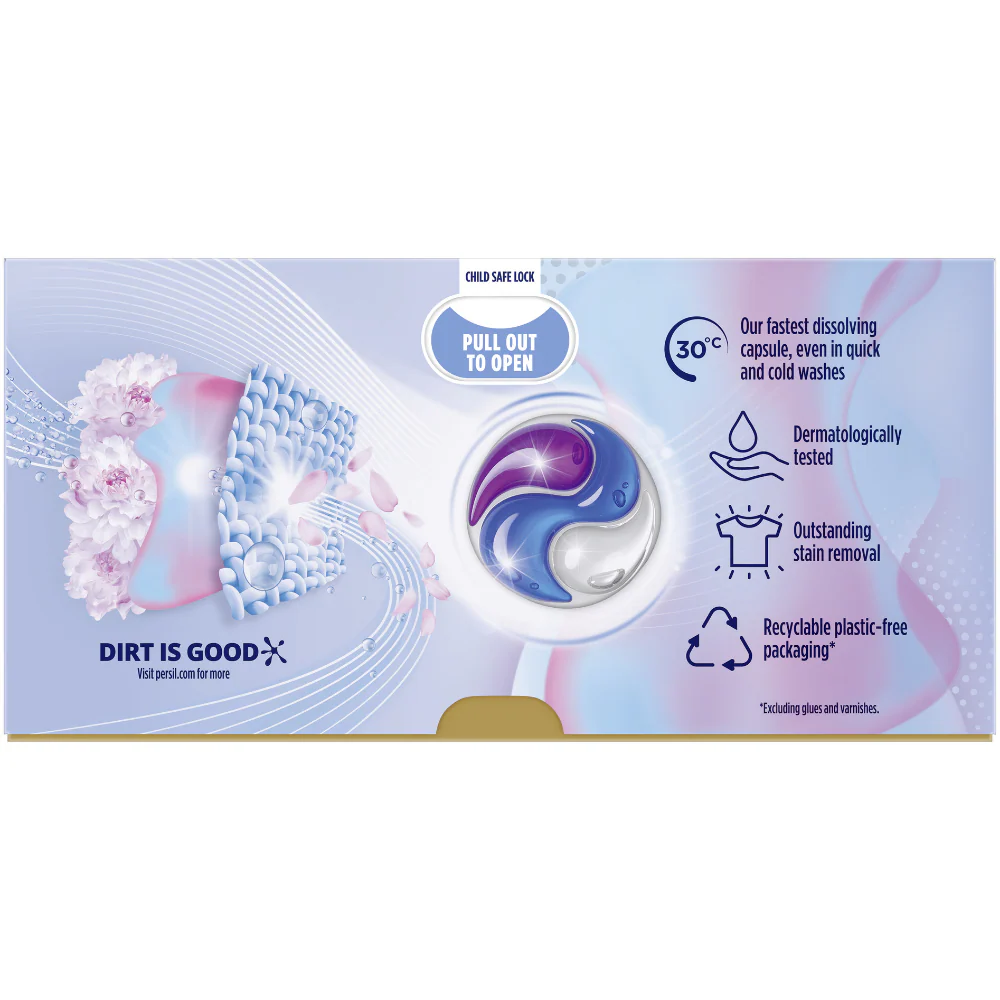 Persil Pure Heaven Scent Non-Bio Laundry Washing Detergent Capsules 24 Washes - Image 3