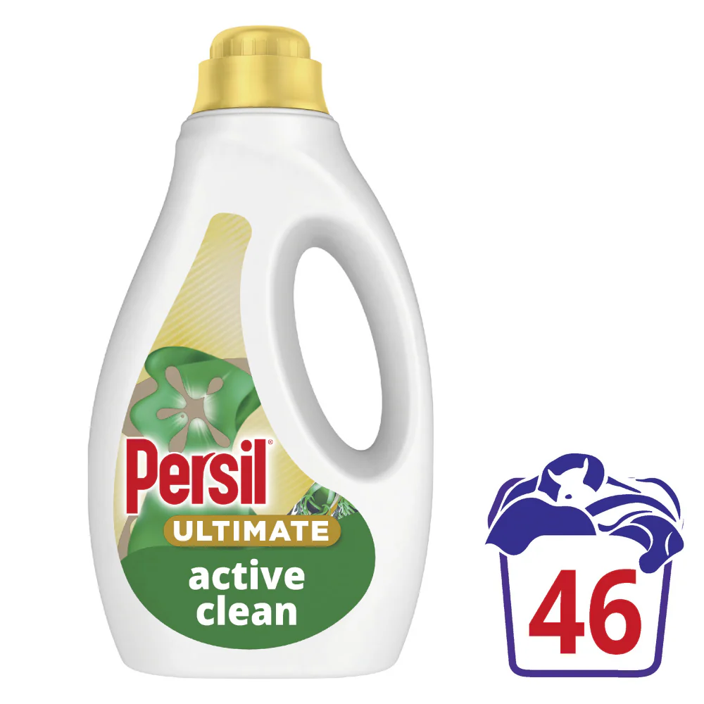 Persil Ultimate Active Clean Bio Liquid Laundry Washing Detergent 46 Washes 1242ml - Image 2