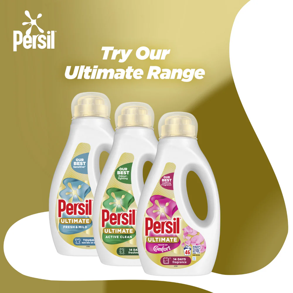 Persil Ultimate Fresh & Mild Non-Bio Liquid Laundry Washing Detergent 46 Washes 1242ml - Image 7