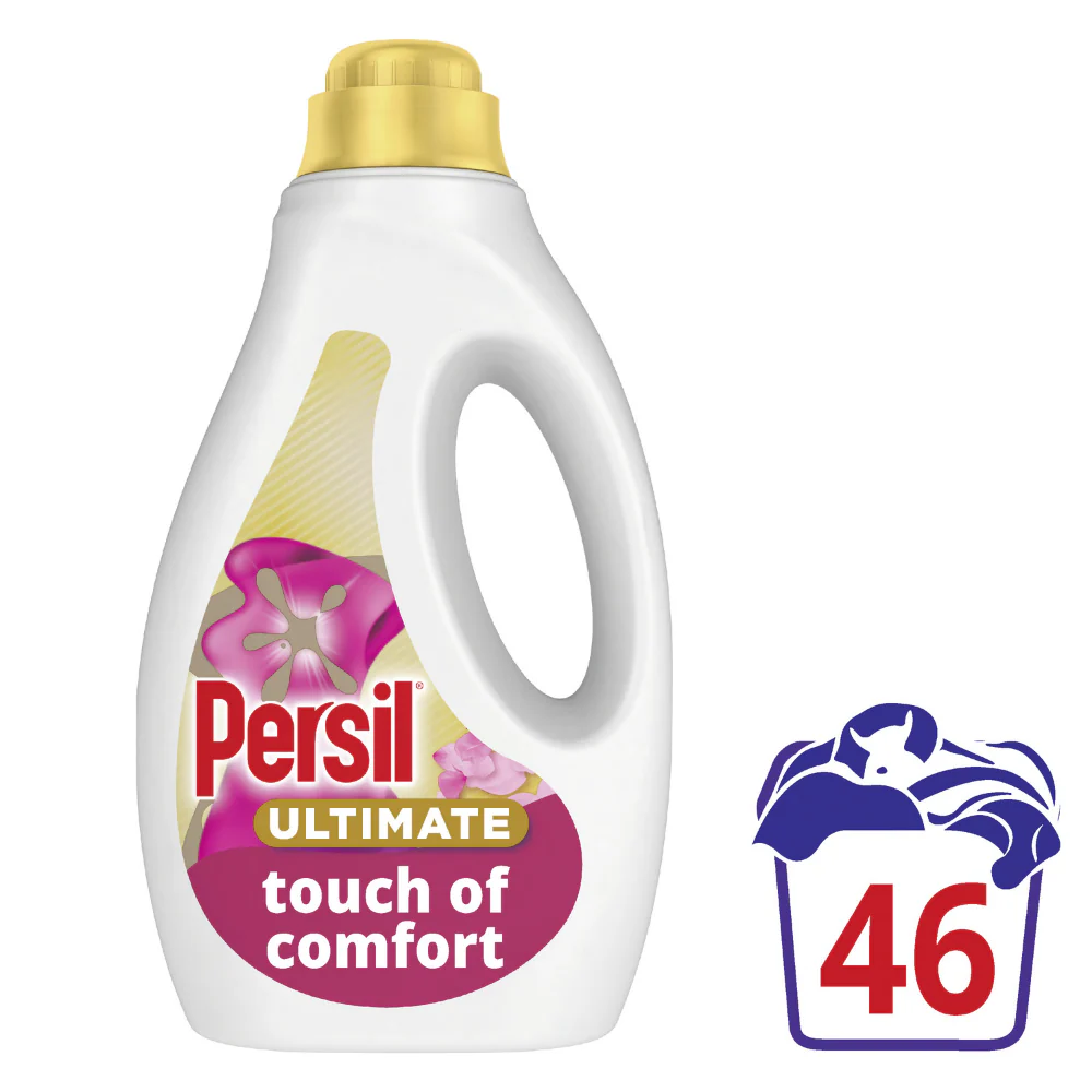 Persil Ultimate Touch Of Comfort Bio Liquid Laundry Washing Detergent 46 Washes 1242ml - Image 2