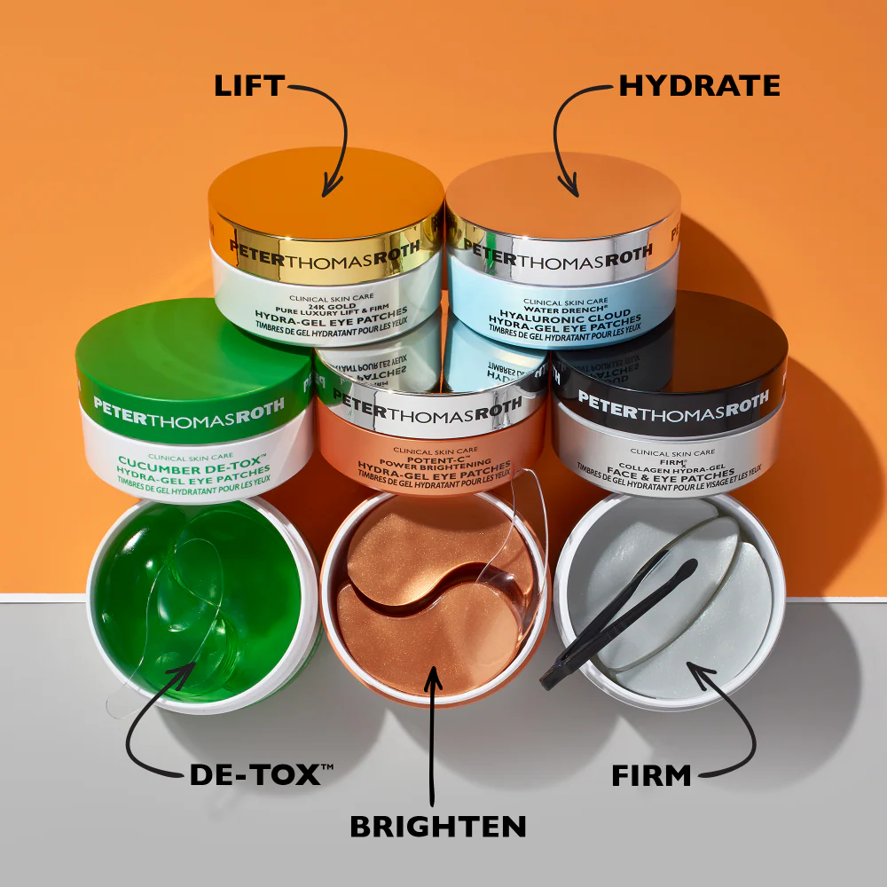 Peter Thomas Roth Cucumber De-Tox Hydra-Gel Eye Patches 15 Pairs - Image 7