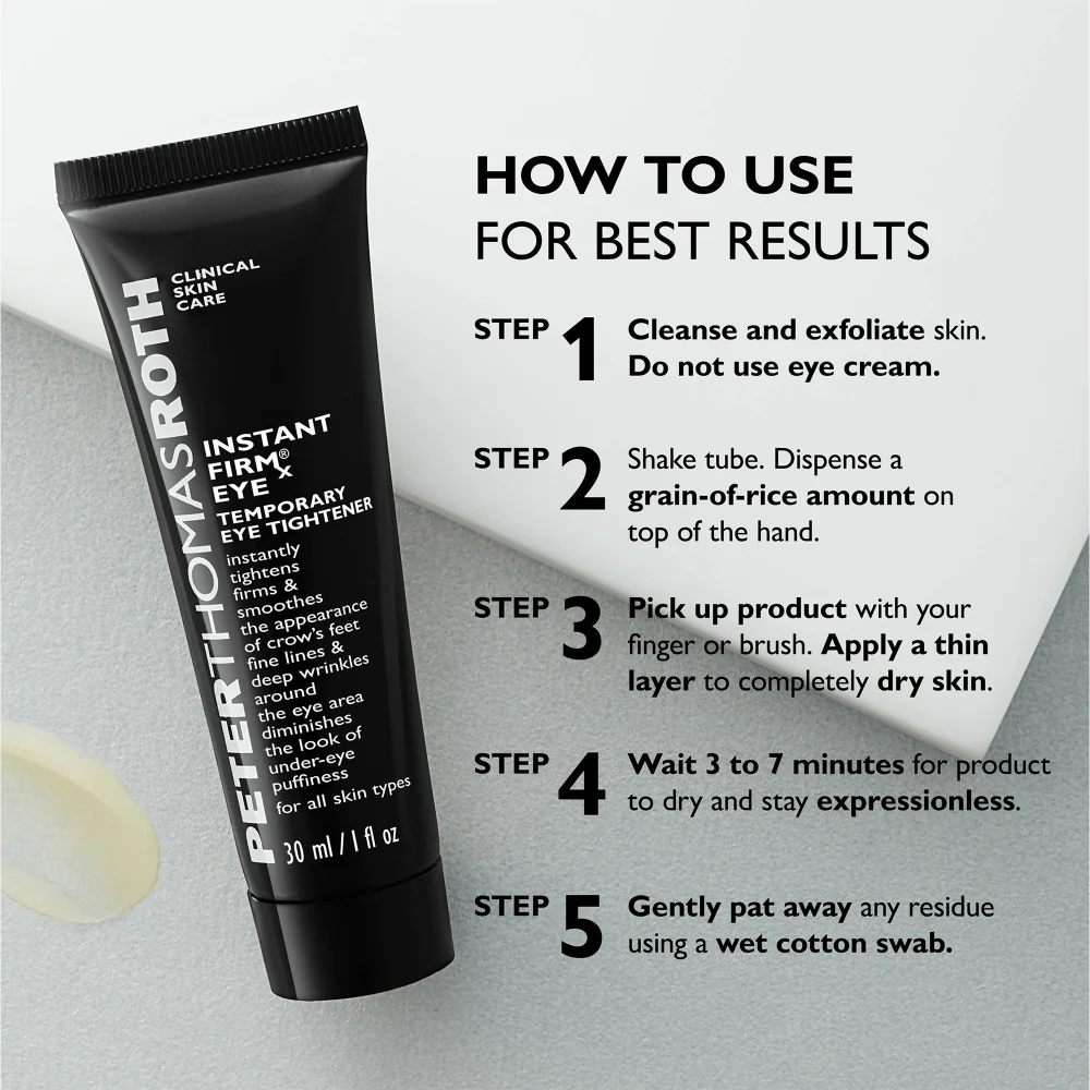 Peter Thomas Roth Instant FIRMx Eye Temporary Eye Tightener 30ml - Image 7