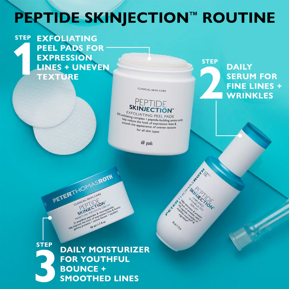Peter Thomas Roth Peptide Skinjection Exfoliating Peel Pads x60 - Image 6