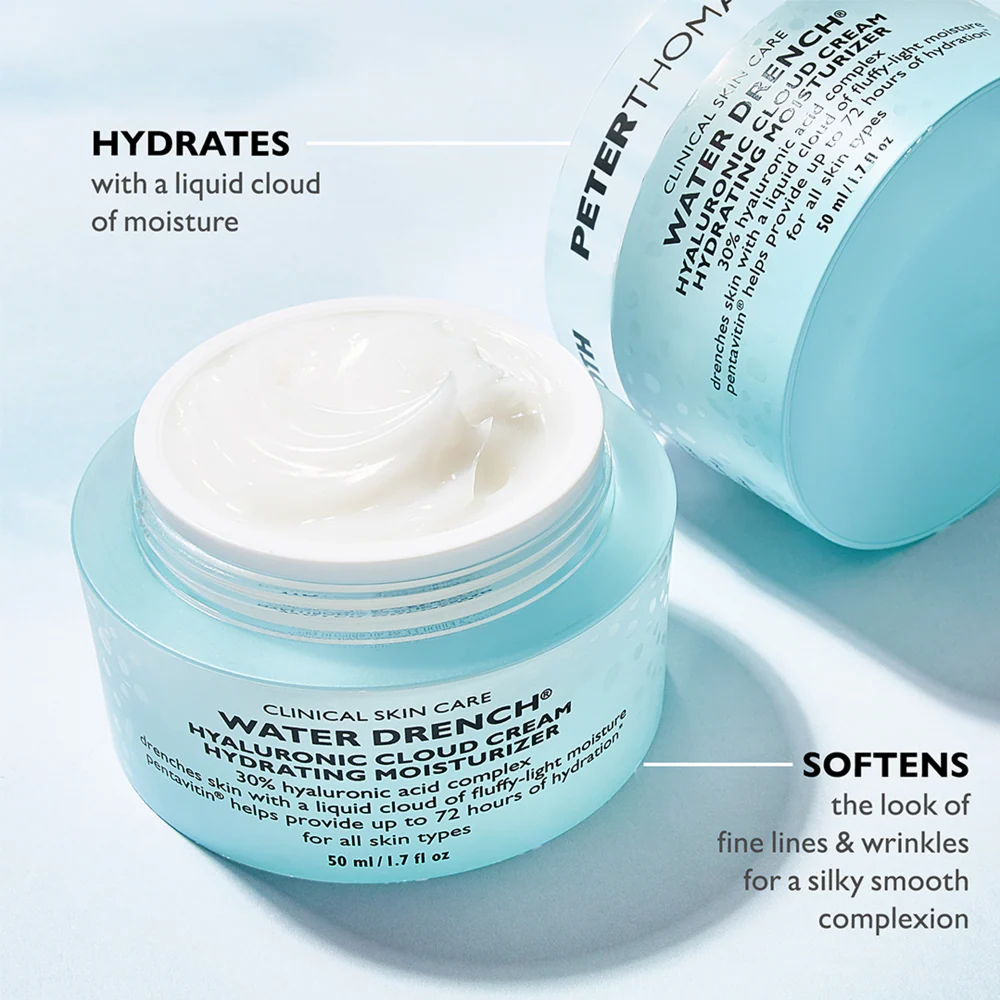 Peter Thomas Roth Water Drench Hyaluronic Cloud Cream Hydrating Moisturiser 50ml - Image 3