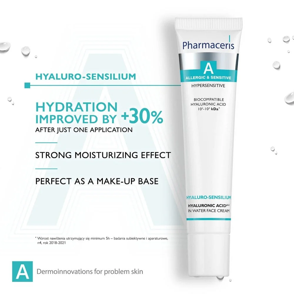 Pharmaceris A Hyaluro-Sensilium Hyaluronic Acid Face Cream 40ml - Image 4