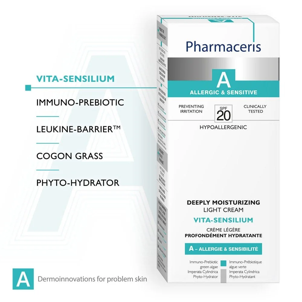 Pharmaceris A Vita-Sensilium Moisturising Face Cream 50ml - Image 3