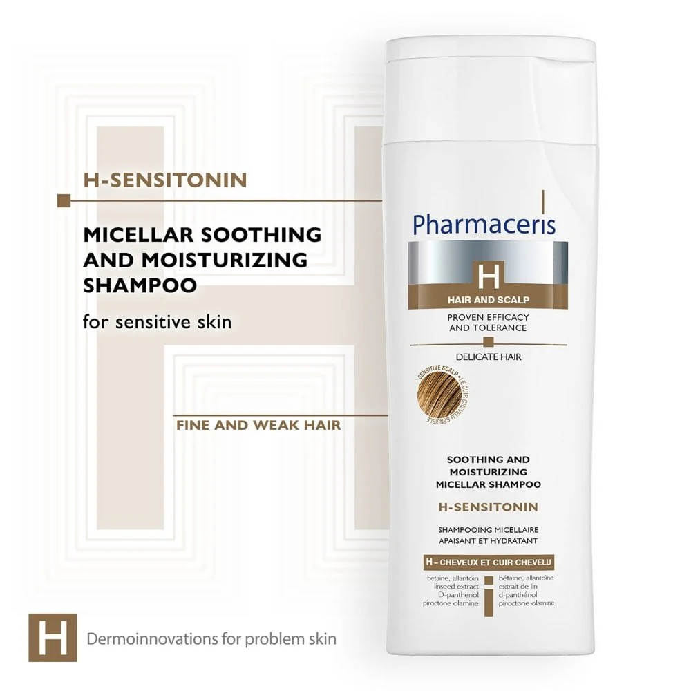 Pharmaceris H H-Sensitonin Micellar Soothing & Moisturising Shampoo for Sensitive Scalps 250ml - Image 2