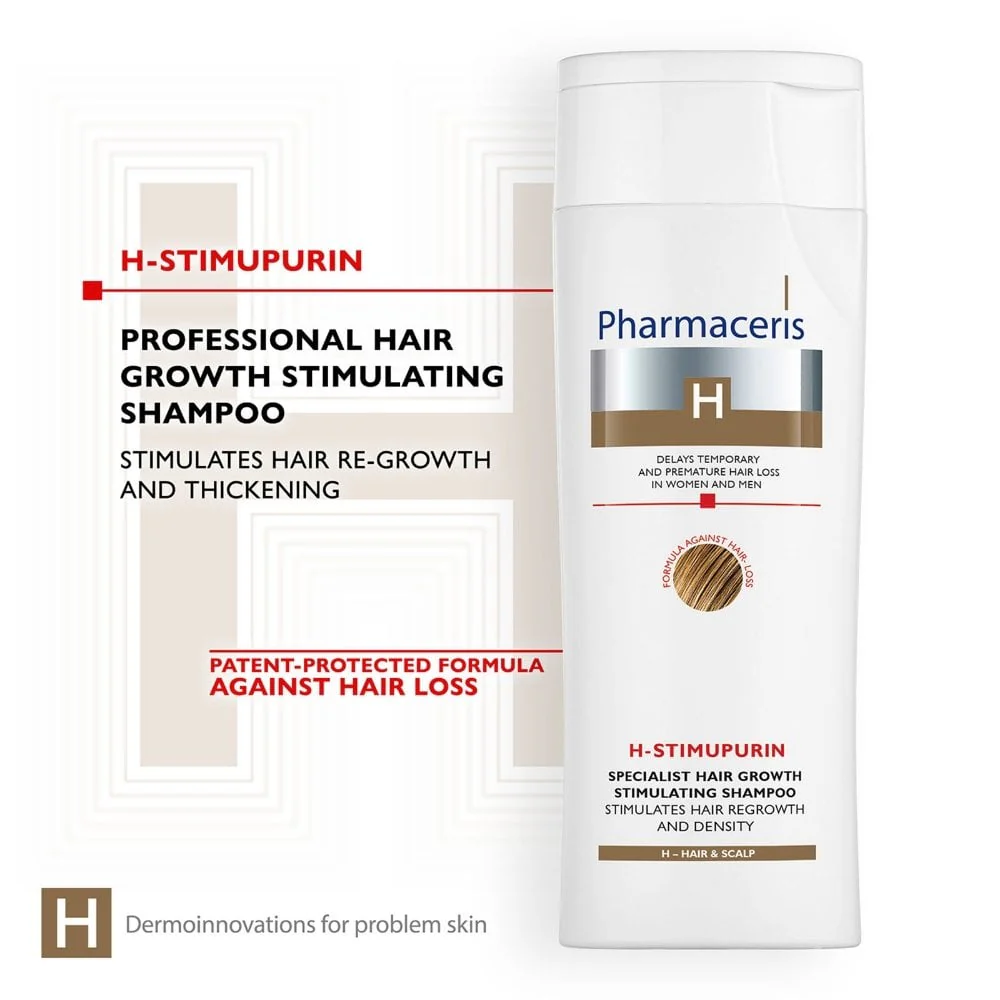 Pharmaceris H H-Stimupurin Specialist Hair Growth Stimulating Shampoo 250ml - Image 2